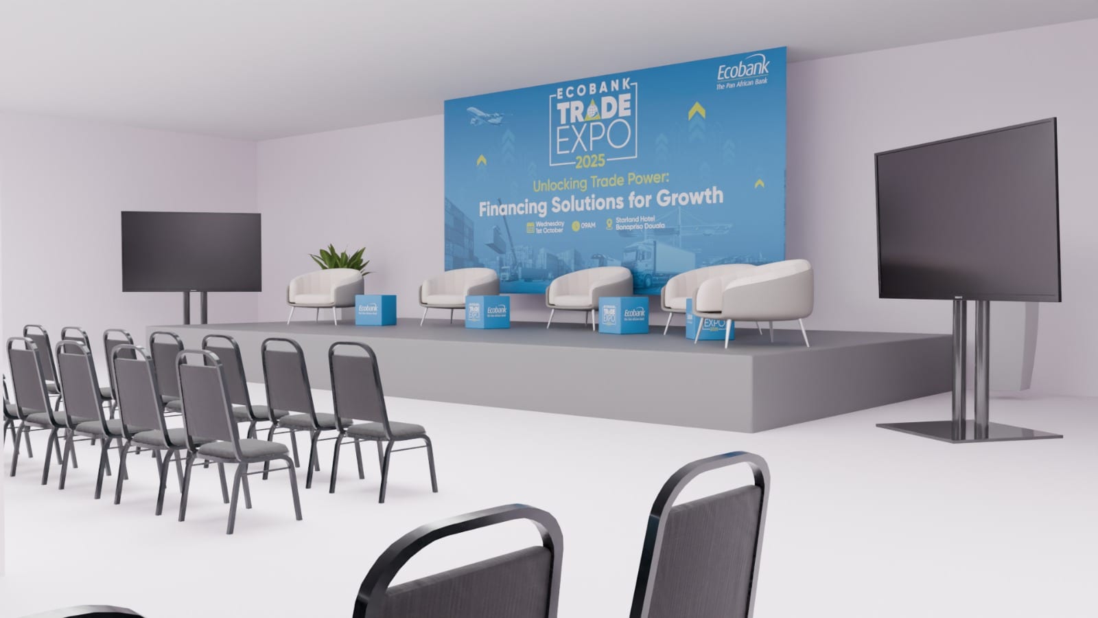 Ecobank Trade Expo 2025 - Aménagement intérieur